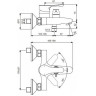Смеситель для ванны VIDIMA WAVE BA416AA